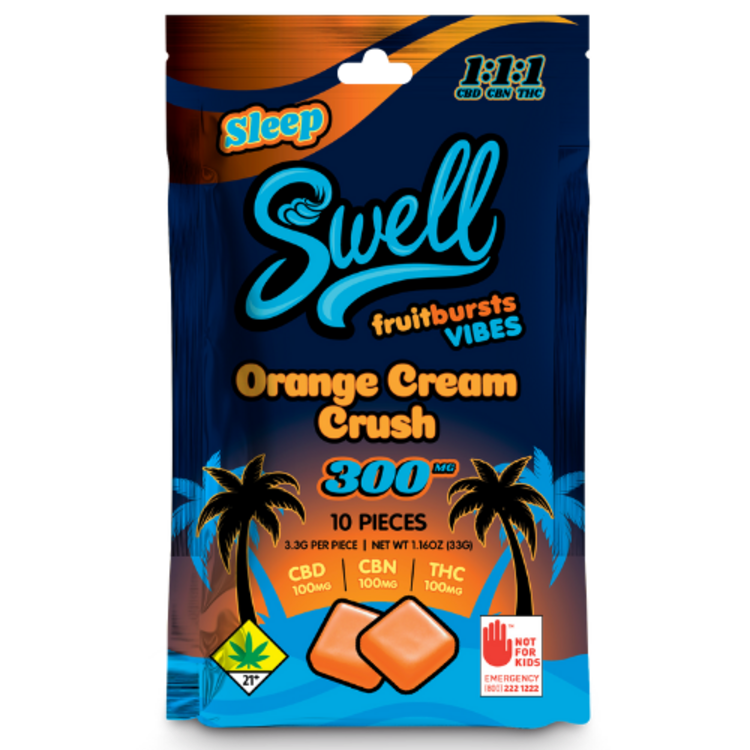 Edible 1:1:1 THC:CBD:CBN Orange Cream Crush