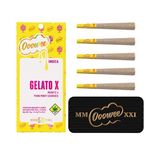 Infused Preroll Gelato X 5g - Ooowee | Central District