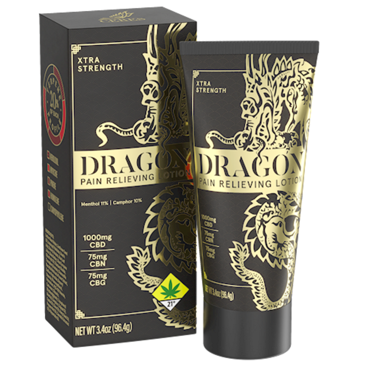 Ceres Topical Xtra Dragon Lotion Tube CBD 1151mg 700mg