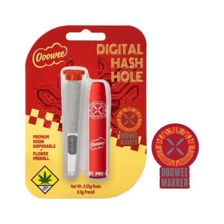 OOOWEE: DIGITAL HASH HOLE MARKER- .75GR (INFUSED)