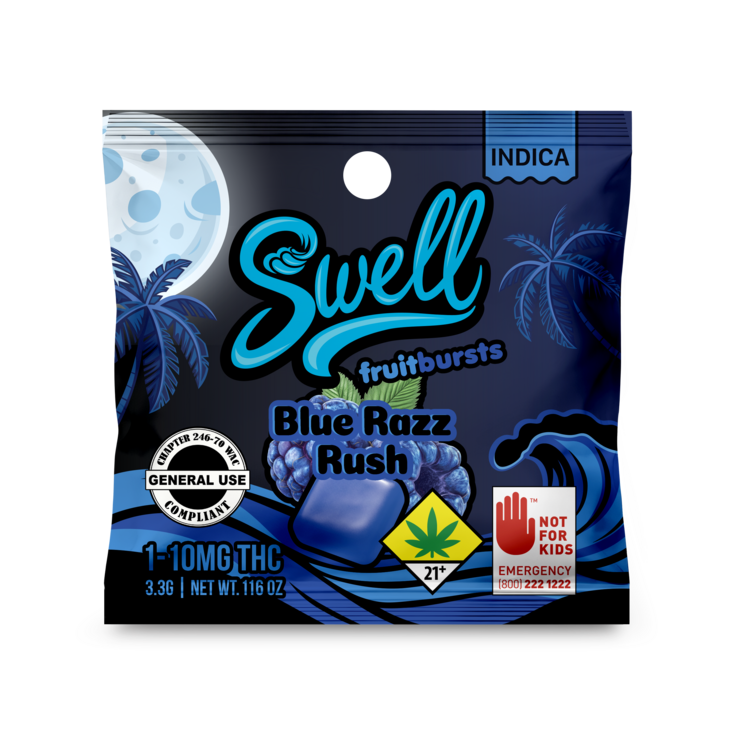 Edible Indica Blue Razz Rush