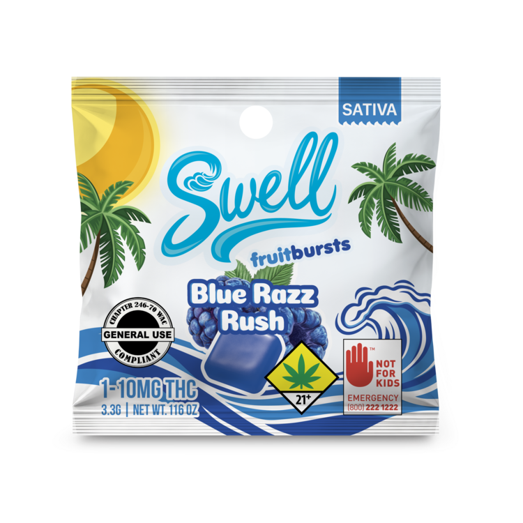 Edible Sativa Blue Razz Rush