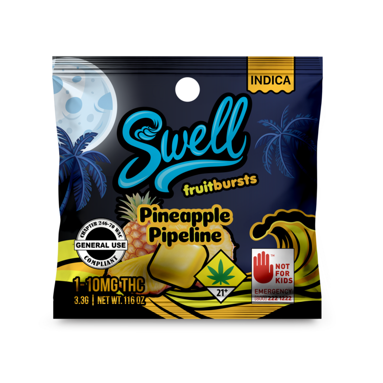 Edible Indica Pineapple Pipeline