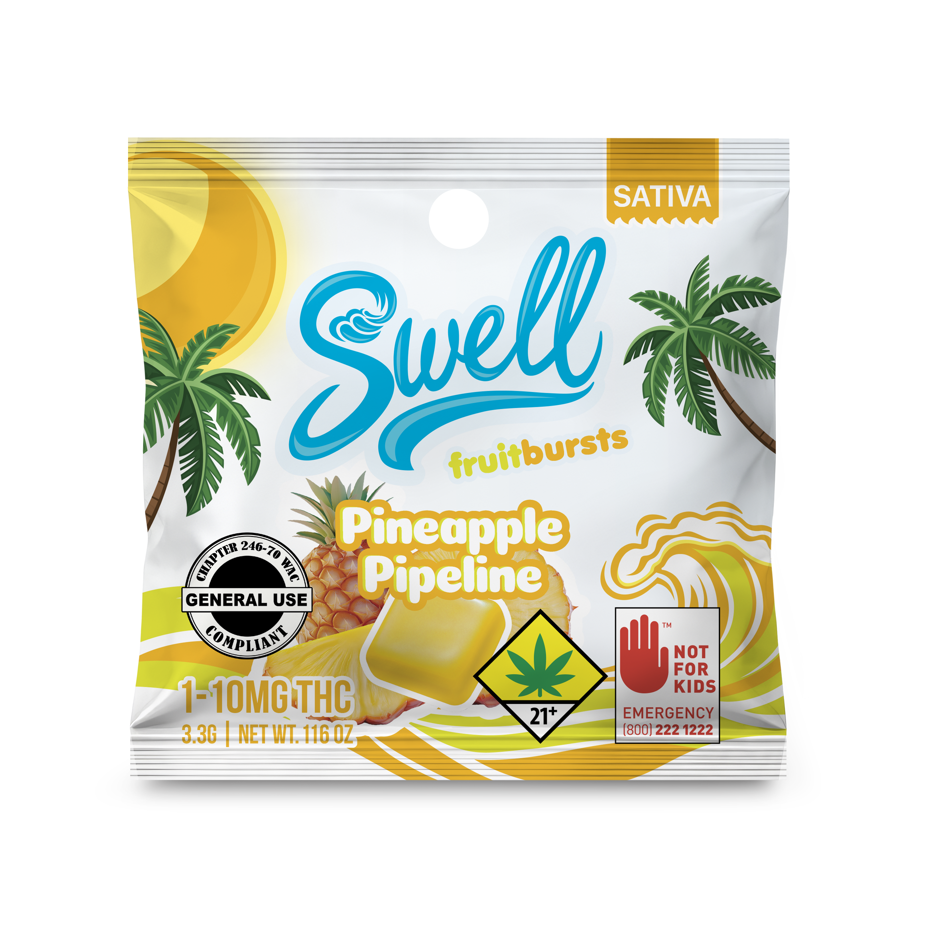 Edible Sativa Pineapple Pipeline