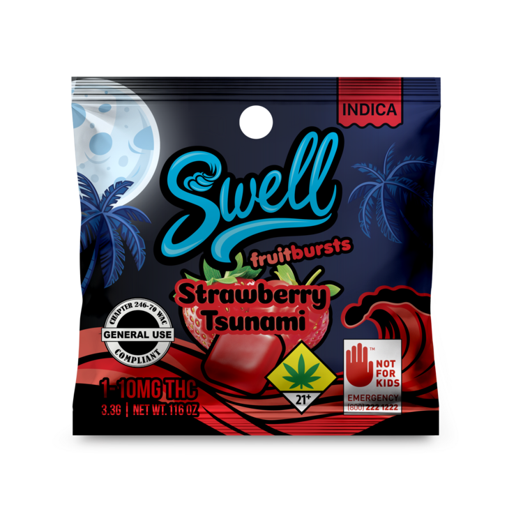 Edible Indica Strawberry Tsunami