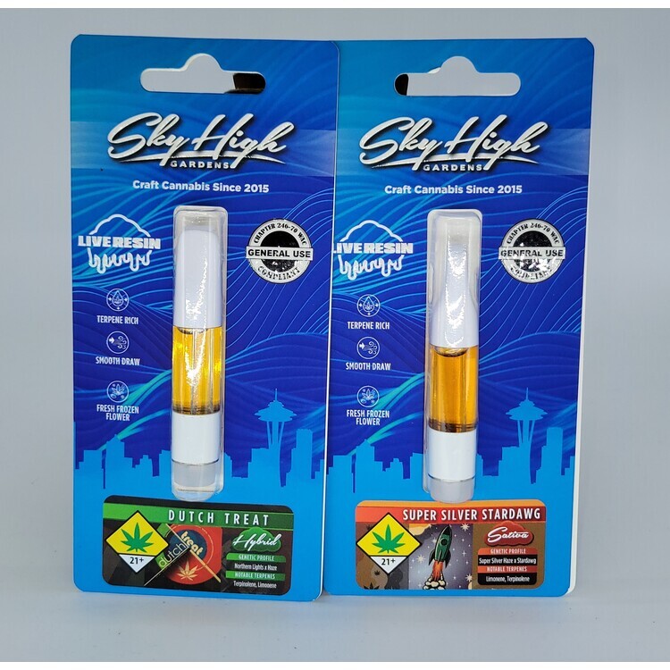 SHG Heladosa live resin cartridge 1g