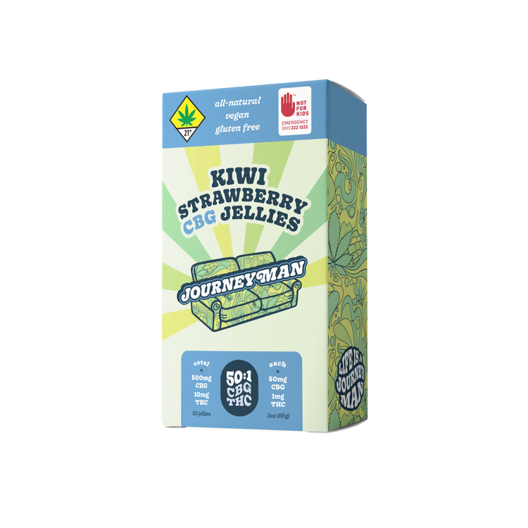 CBG Kiwi Strawberry Jellies (10mg THC