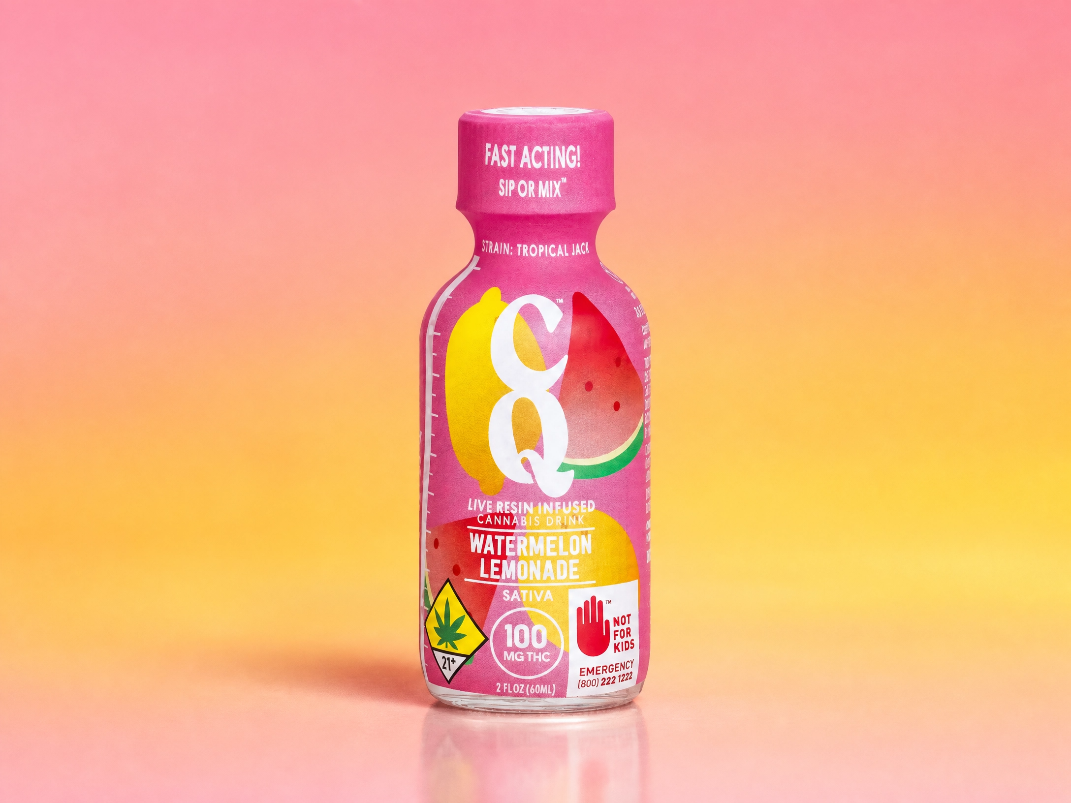 Beverage Sativa Watermelon Lemonade 2oz