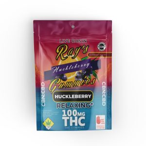 Ray's Lemonade - CBD:CBN:THC Huckleberry Lemonade Gummies 100:100:100mg 10pk
