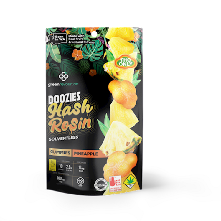 DOOZIES: PINEAPPLE HASH ROSIN - 10 PK (EDIBLE)
