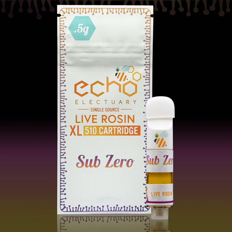 [$48] Echo Electuary - Sub Zero - XL Live Rosin Cartridge - (.5g) - H