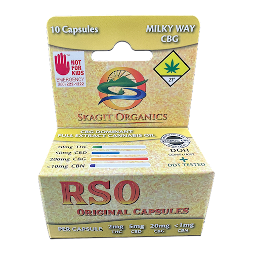 Capsules RSO Original Milky Way CBG DOH