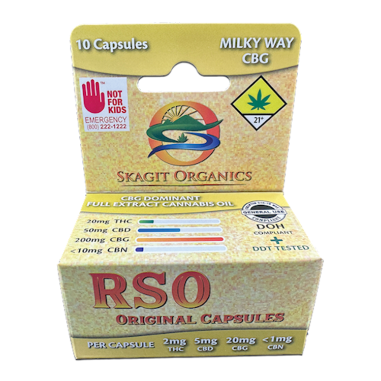Capsules RSO Original Milky Way CBG DOH