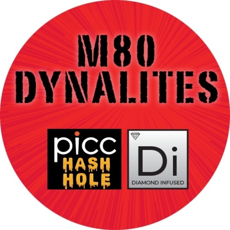 PICC M80 - Black Cherry Soda & Super Lemon Haze THCA diamond infused pre roll .5g