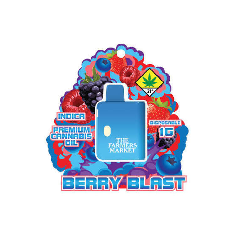 1g Berry Blast Cartridge Disposable