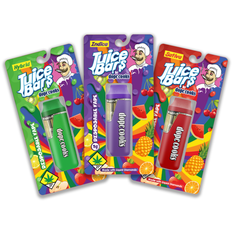 Juice Bars Disposable Vape Fruity Cereal Milk @1g