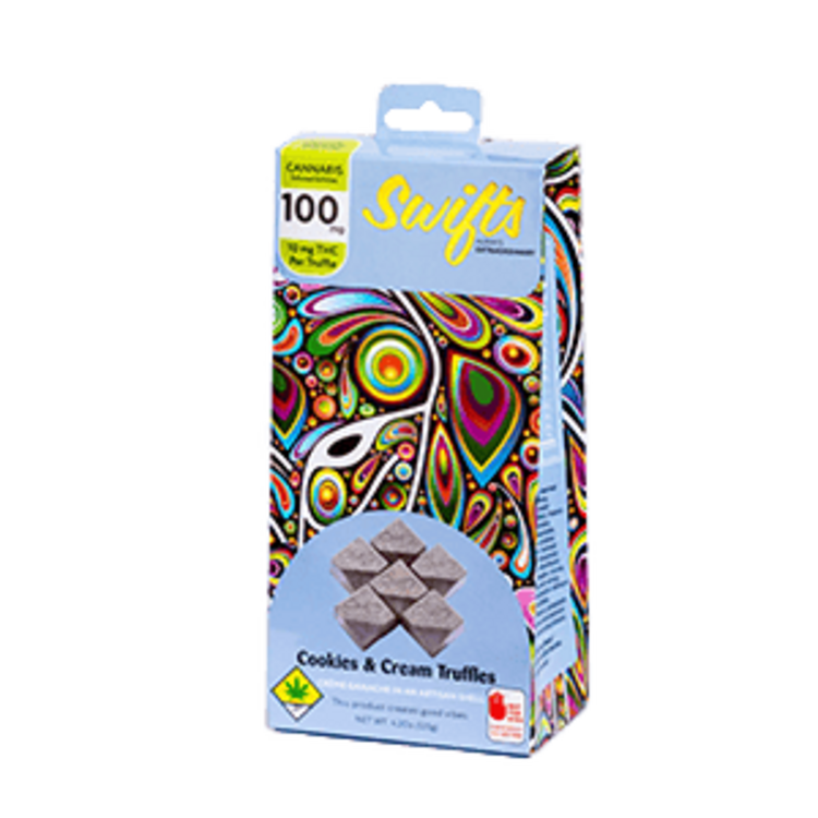 Swifts Solid Edible Hybrid Cookies and Cream Truffle@100mg