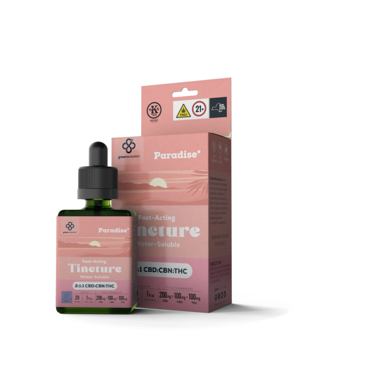 Green Revolution Liquid Edible Paradise Tincture 2:1:1@400mg