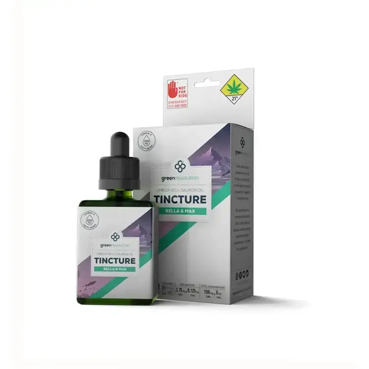 Green Revolution Liquid Edible CBD Bella & Max 3x Tincture 465mg