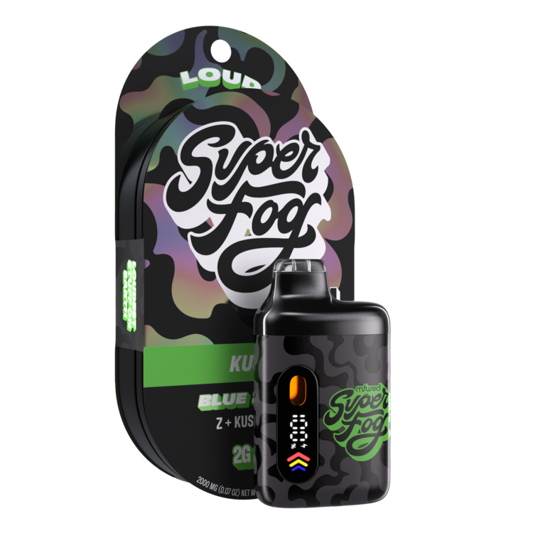 Mfused Super Fog Loud Vape Disposable Blue Zushi @1g
