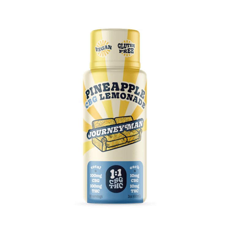 Journeyman Liquid Edible CBG Pineapple Lemonade Shot@200mg