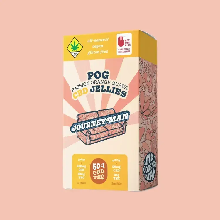Journeyman Solid Edible Fruit Jelly POG 50:1 @510MG