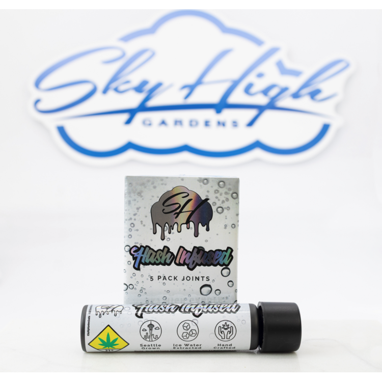 Hash Infused Preroll Pack Cosmic Chem x Garlic Cocktail 1.2g (H) Sky High