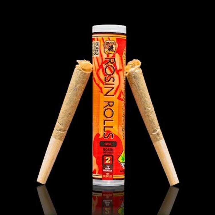 .75g x2 Infused Preroll Pack F: Berry Bonds R: Super Boof Rosin Rolls