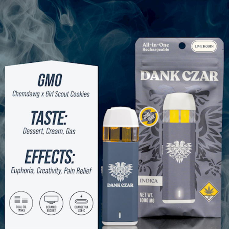 Dank Czar Rosin All-In-One - GMO - 1g