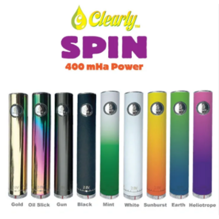 Pink / Purple Clearly Spin Battery