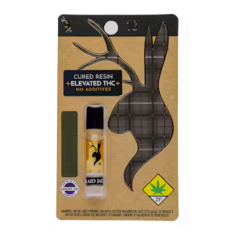 Plaid Jacket - Miracle Alien Girl - Elevated THC Cured Resin Cart 1g