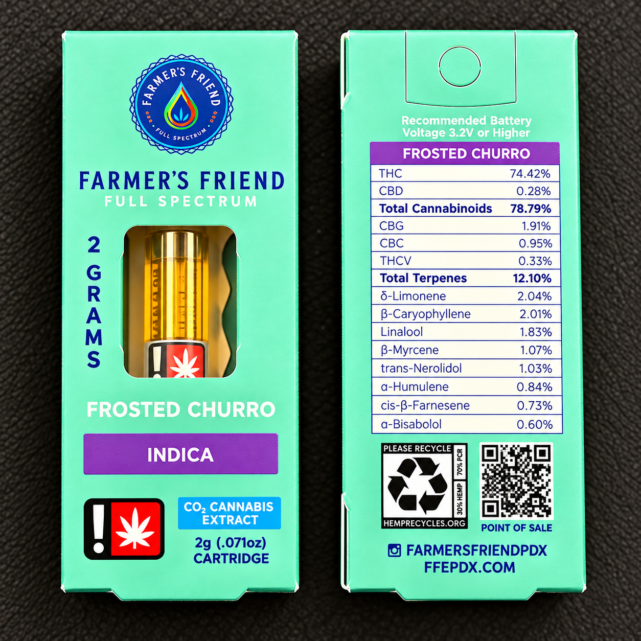 Farmer's Friend Extracts: Ff Frosted Churro By Herbal Dynamics