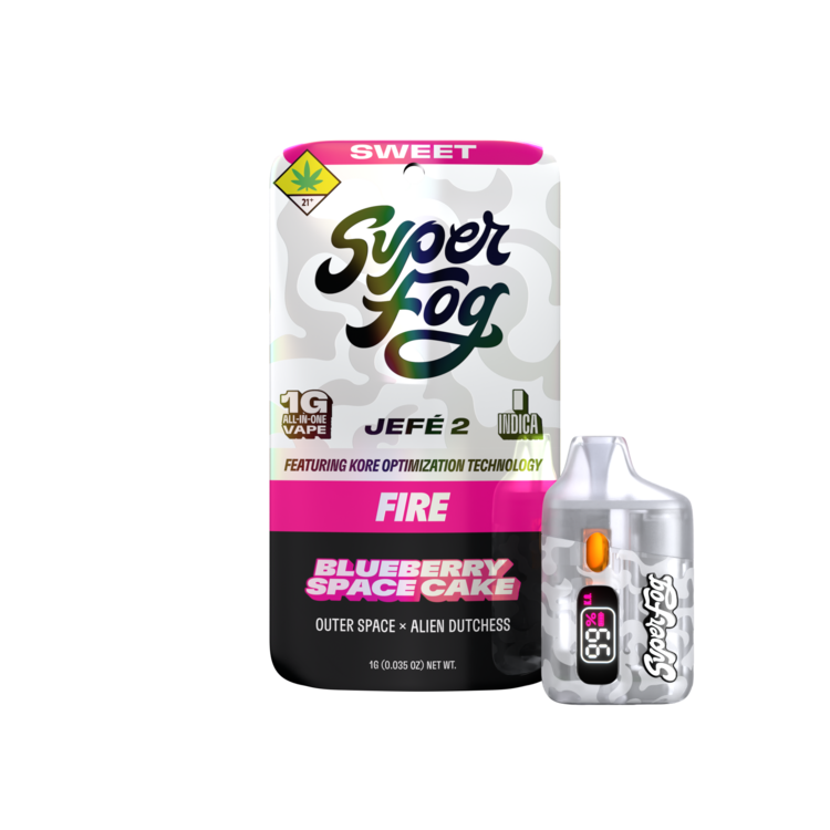Blueberry Space Cake (Sweet) - Fire Liquid Diamonds Disposable Cartridge