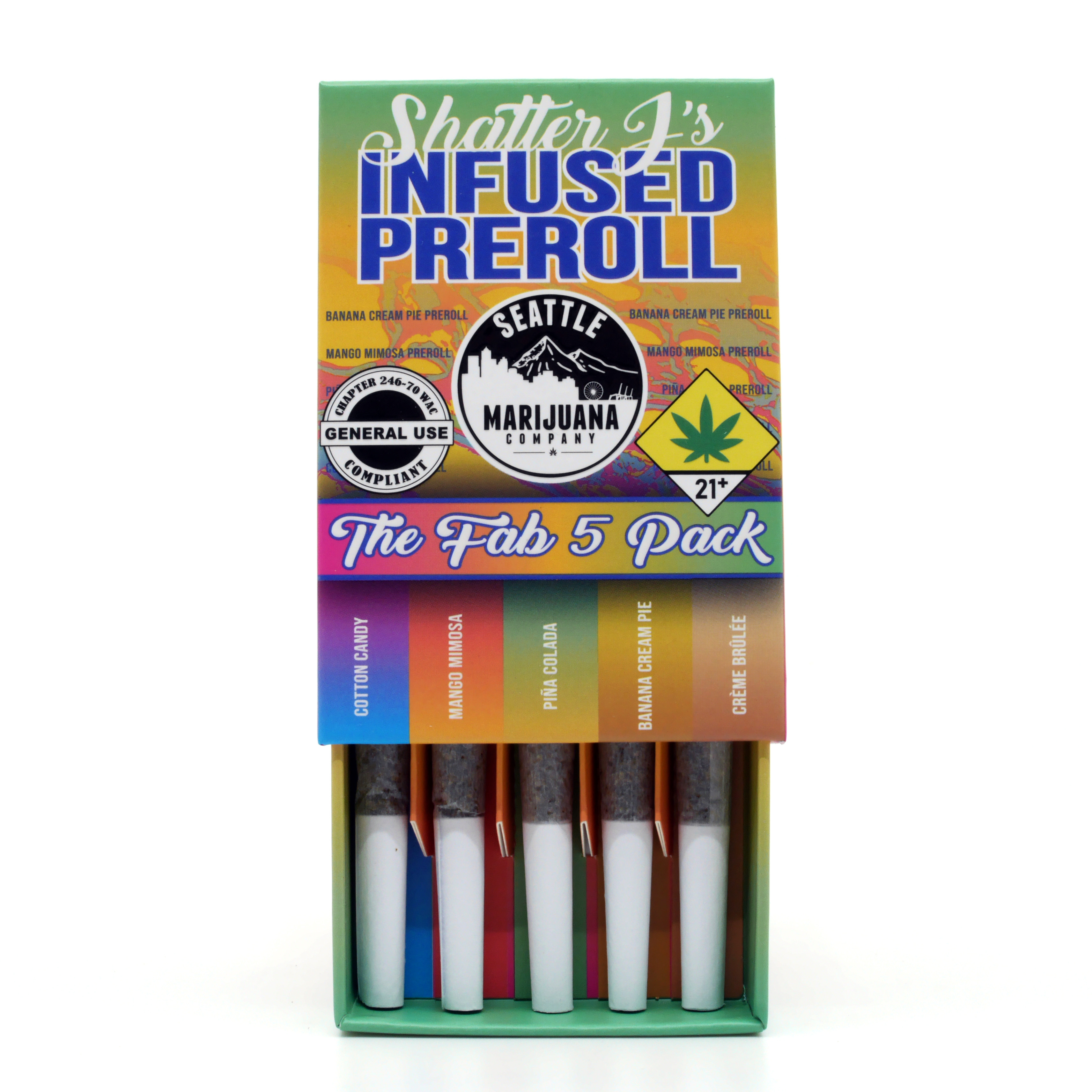 Company Infused Pre-roll Fabulous 5 Mixed Pack 5g