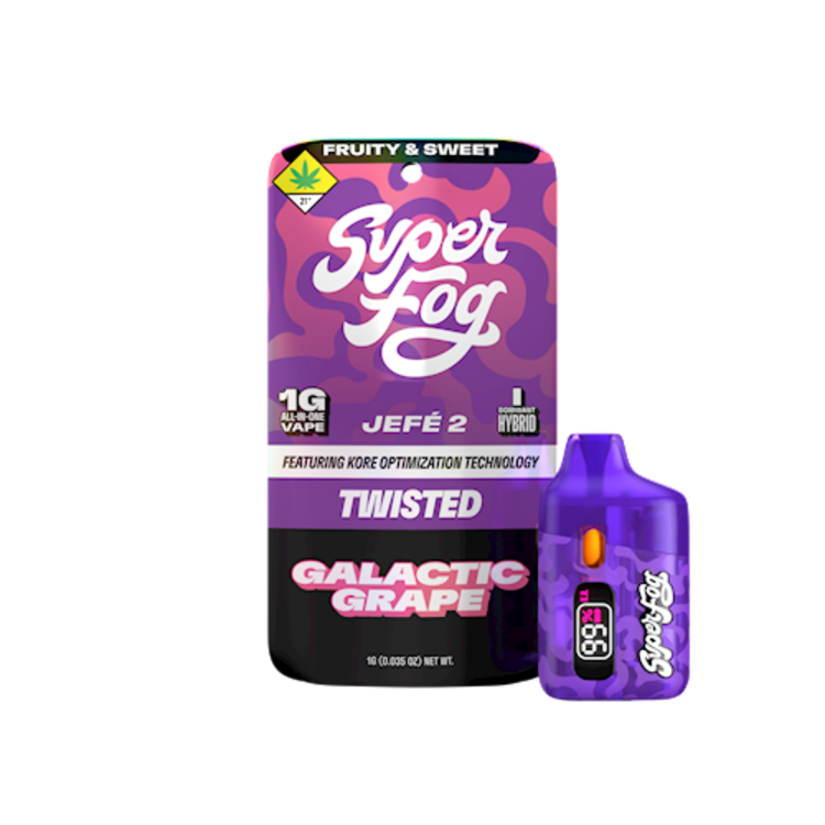 Disposable Twisted Galactic Grape