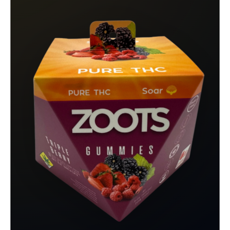 100mg Triple Berry Soft Candies Zoots