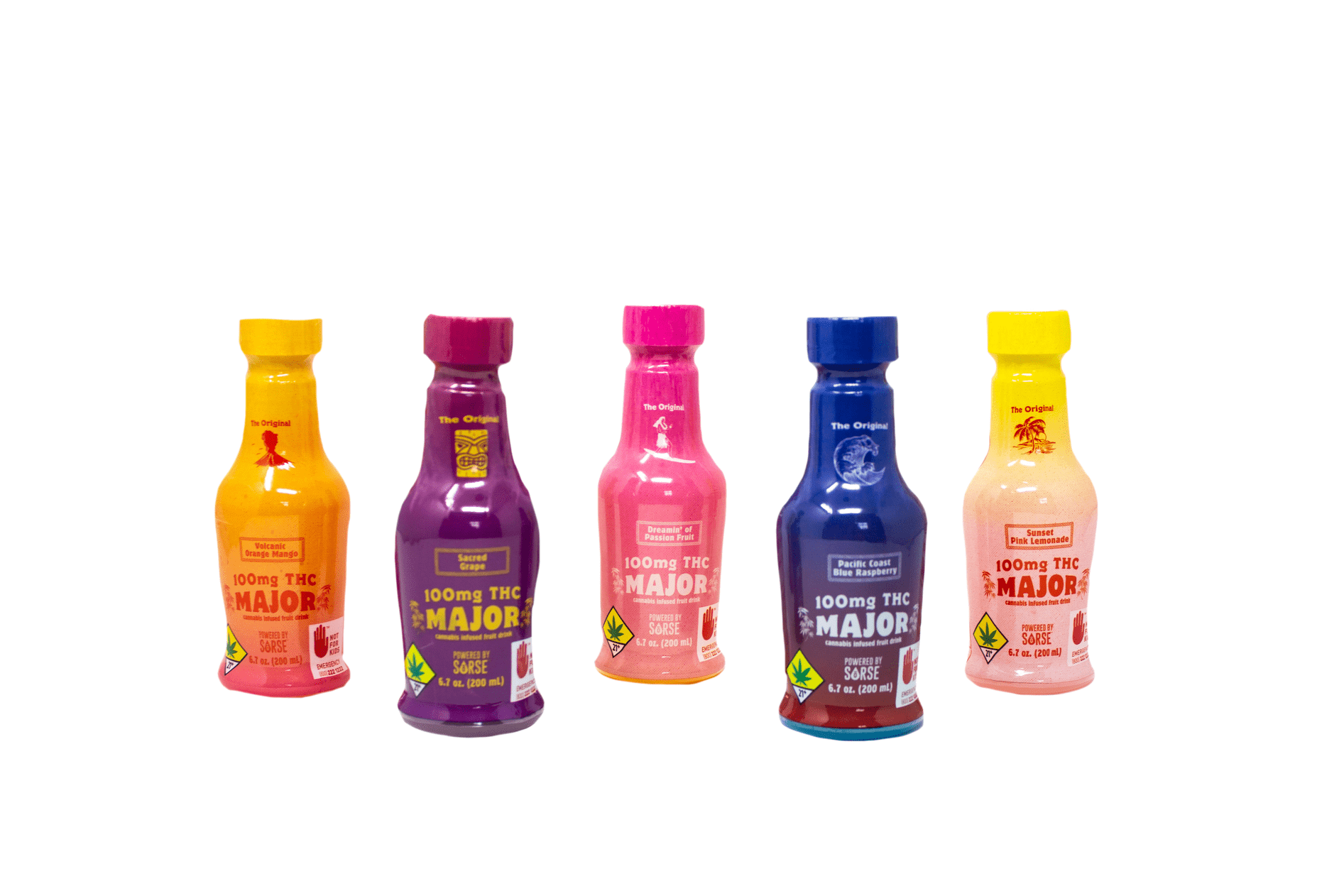 Pacific Coast Blue Raspberry 100mg Fruit Drink WA