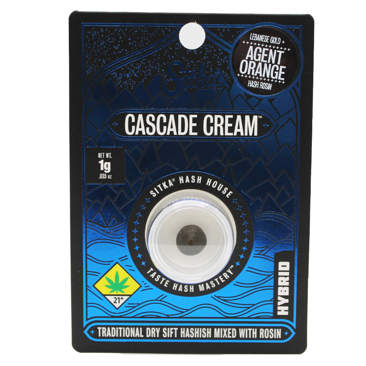 1g Cascade Cream Hashish Sitka