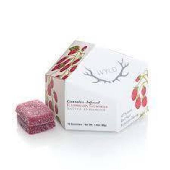WYLD: SATIVA - RASPBERRY GUMMIES - 10PK (EDIBLE)