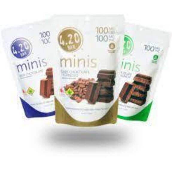 420 MINI: MILK CHOCOLATE - 10 PK (EDIBLE)